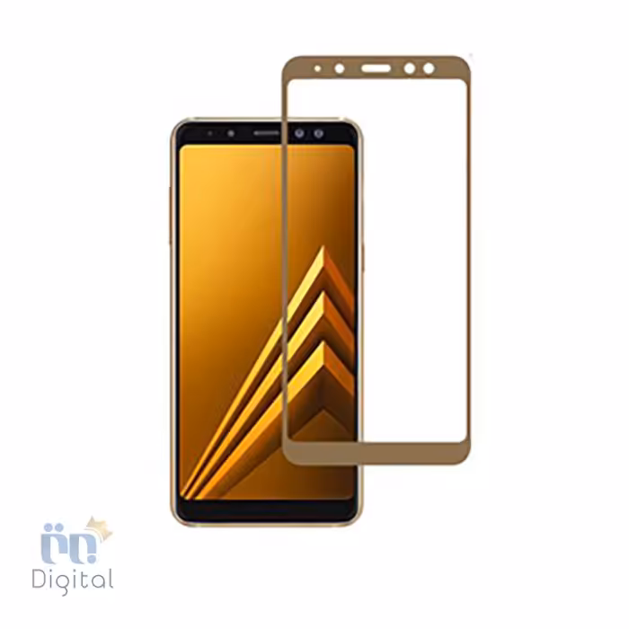 محافظ صفحه نمایش مدل Full Cover Tempered Glass مناسب برای گوشی سامسونگ مدل Galaxy A8 Plus