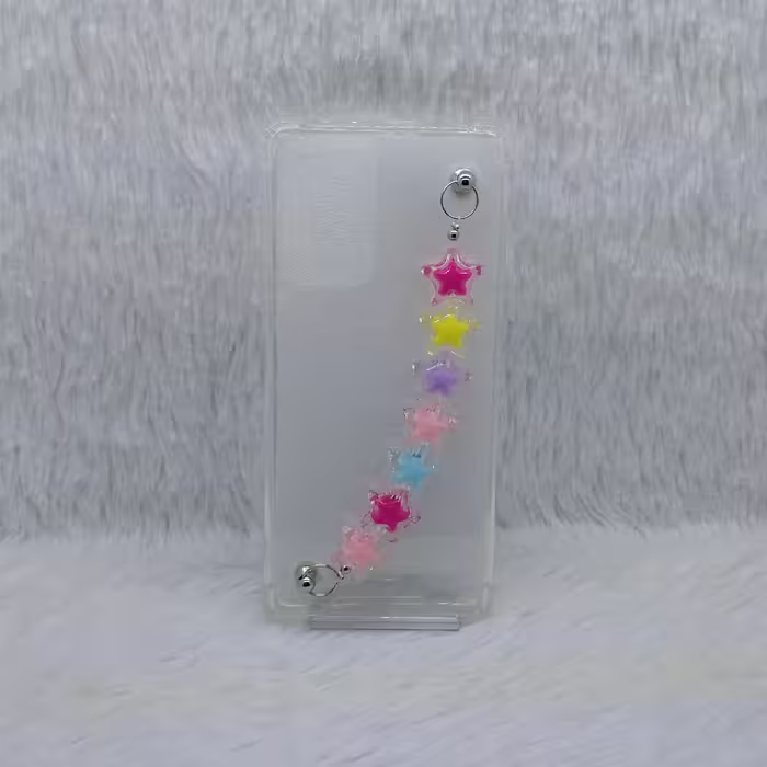 گارد (قاب) گوشی دخترانه Not 10 Pro 4G مدل زنجیردار ستاره ای مناسب گوشی Xiaomi Not 10 Pro 4G