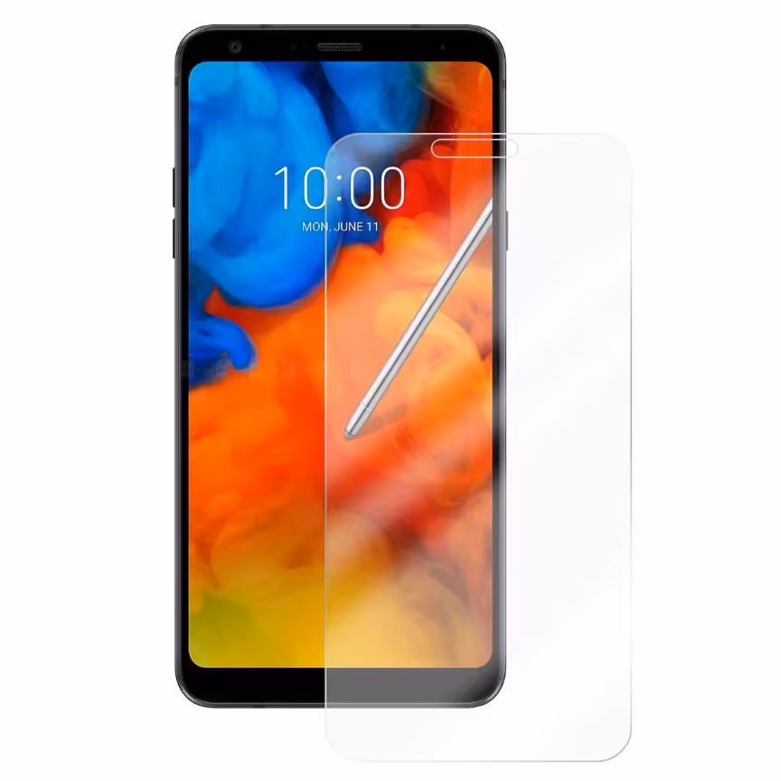 گلس مات نانو و ضد ضربه گوشی ال جی Q Stylus برند راک اسپیس

