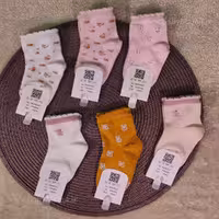 جوراب پنبه لب چین مدل آنیدا