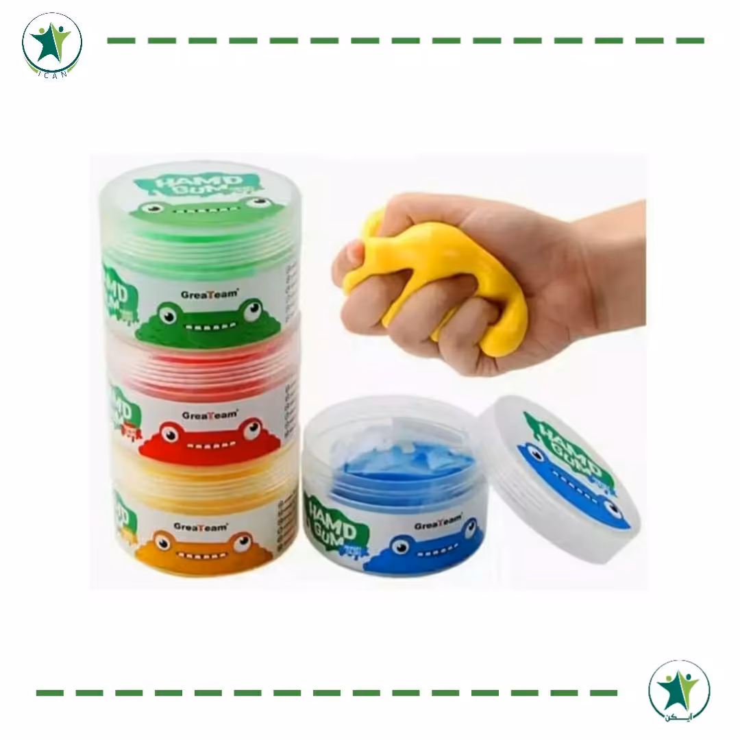 مجموعه خمیر پاتی 4 عددی مخصوص تقویت عضلات دست (کاردرمانی)