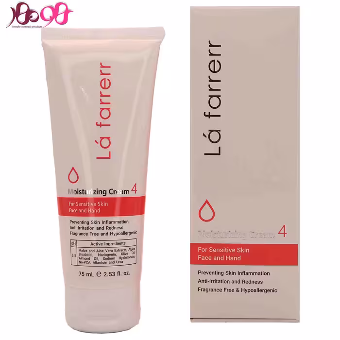 کرم آبرسان لافارر پوست حساس شماره 4 - Lafarrerr