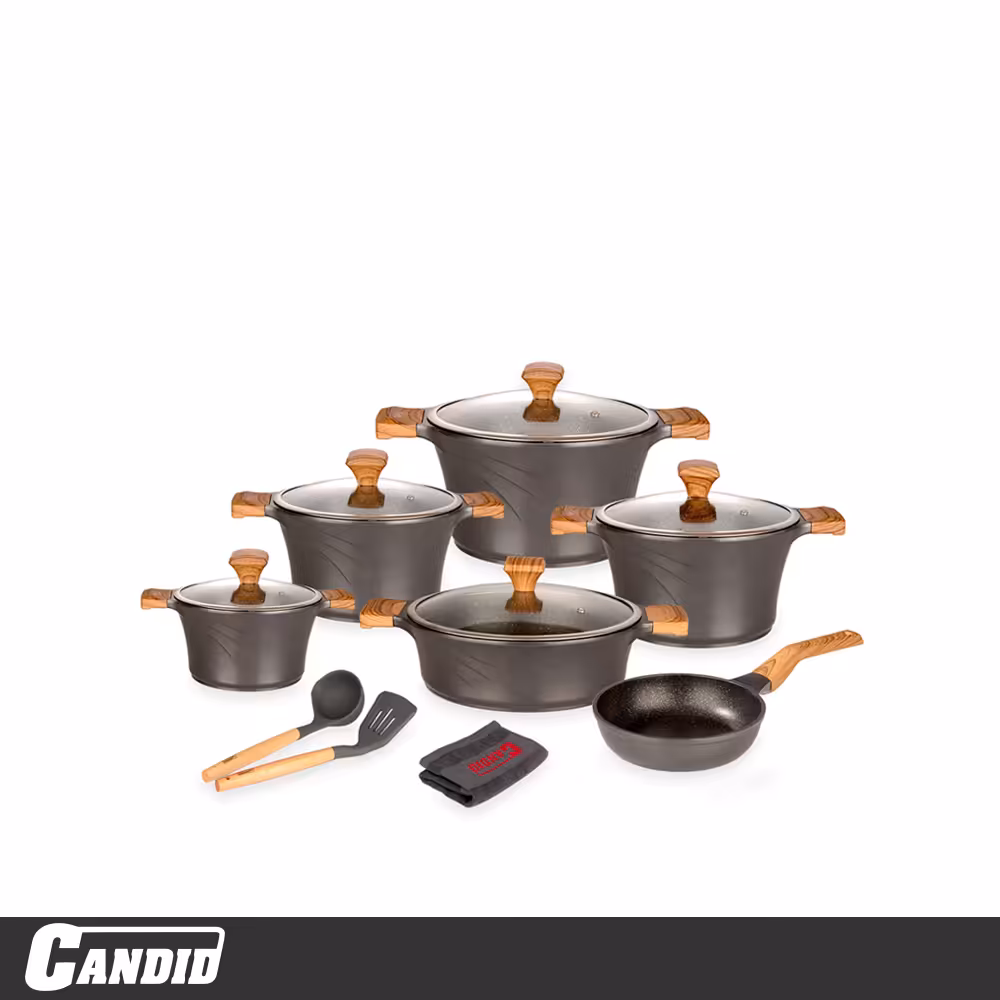 سرویس قابلمه 14 پارچه کاندید مدل سزار پلاتینیوم