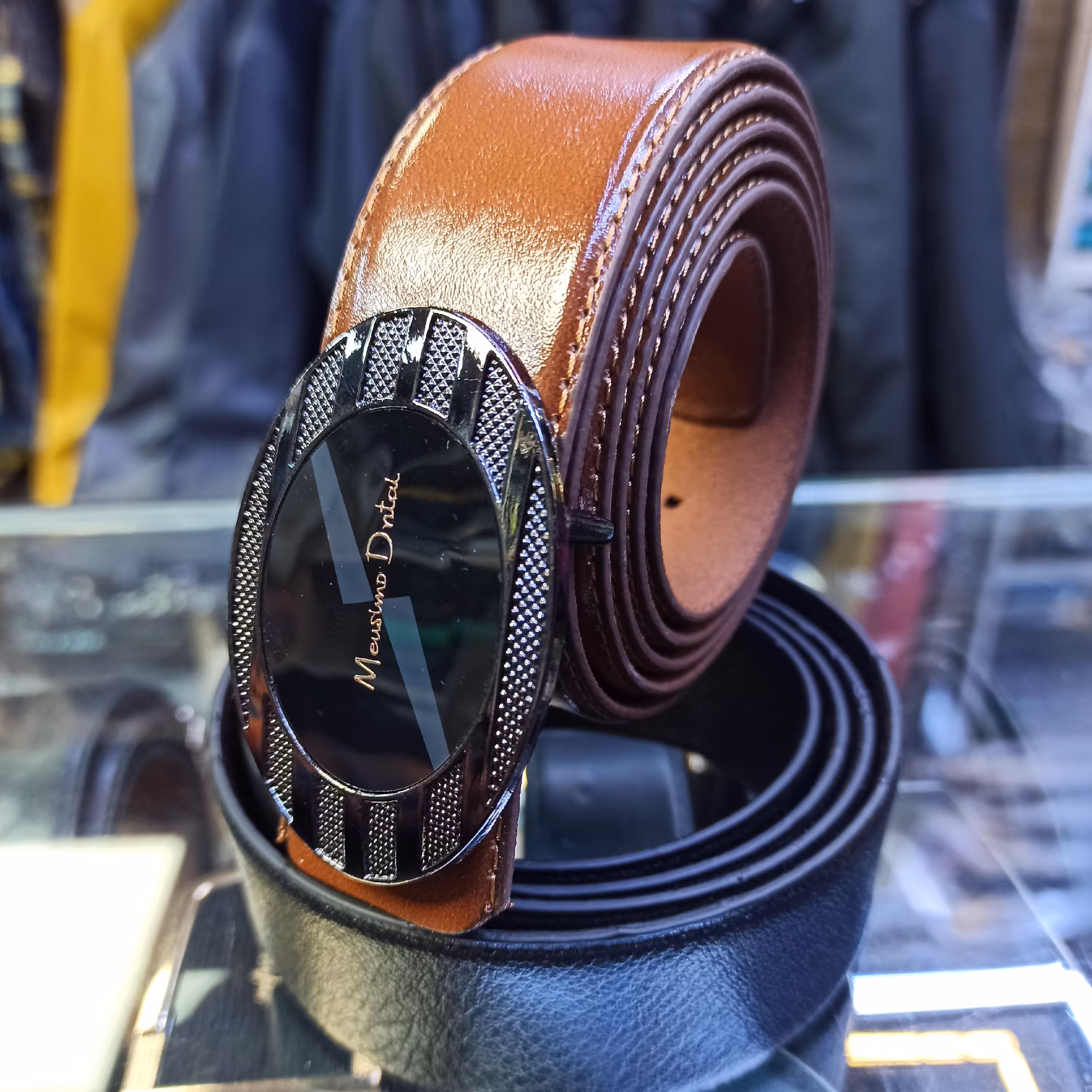 کمربند عسلی خارجی در چند طرح زیبا و با کیفیت و چرم مصنوعی 