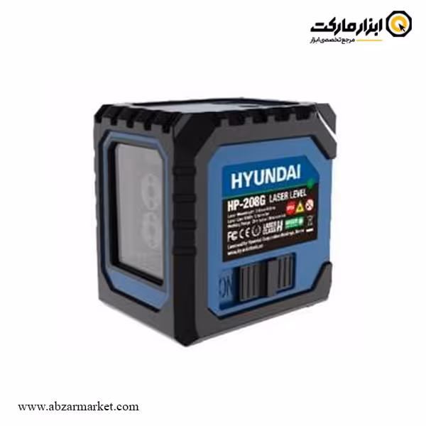 تراز لیزری هیوندای دو خط نور سبز مدل HP208G