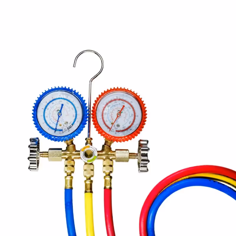 گیج دوقلو گازگیری و فشار کولر اکو