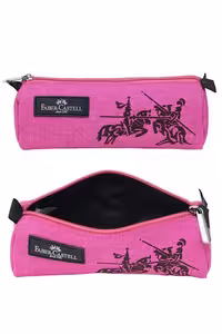 جامدادی تک زیپ پارچه ای طرح شوالیه 31914921 بنفش فابر کاستل