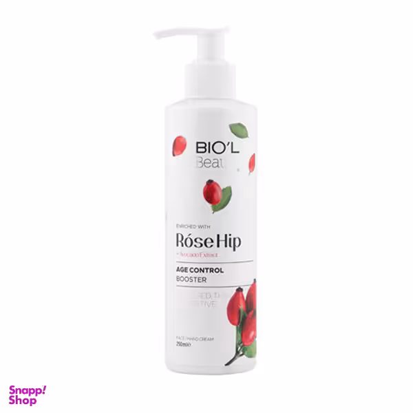 کرم مرطوب کننده بیول (Biol) مدل Rose Hip حجم 250 میلی لیتر