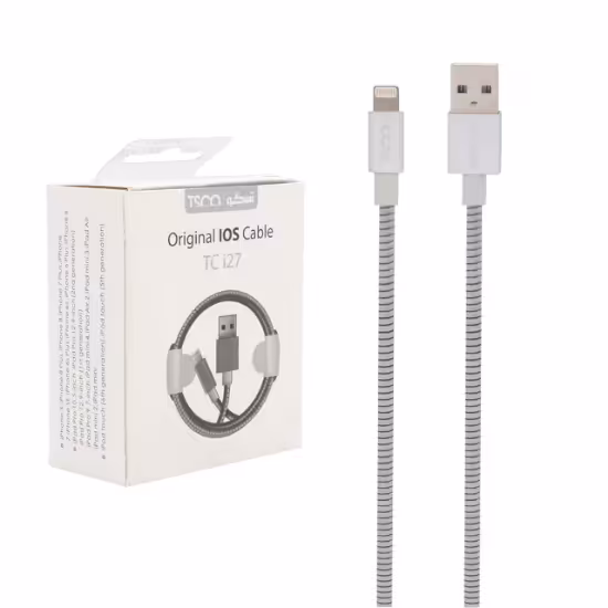 کابل تبدیل USB به لایتنینگ تسکو مدل TC i27 طول 1 متر