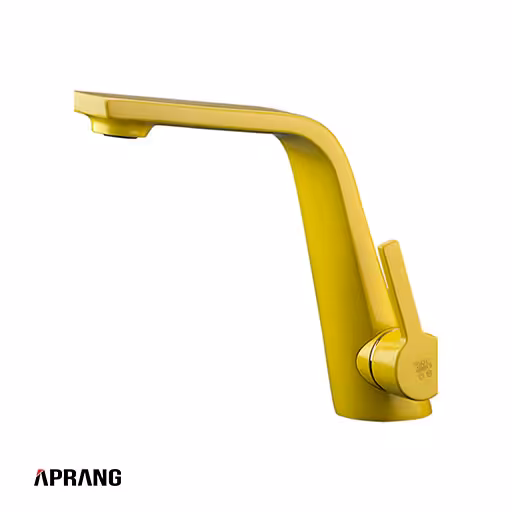 شیر روشویی کی دبلیو سی مدل متیس پایه کوتاه – Metis - طلایی براق