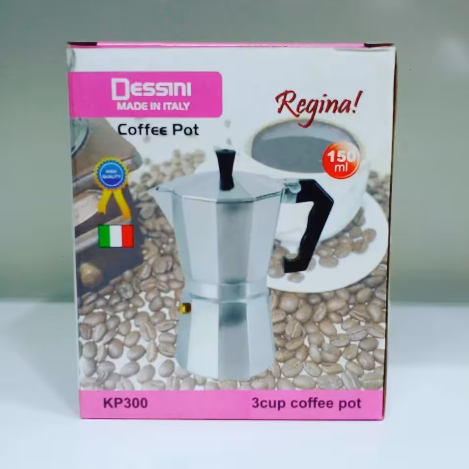 قهوه جوش و اسپرسو ساز دستی 3 کاپ دسینی
