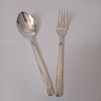 قاشق و چنگال مسی قلع شده تک عددی زنجانیها