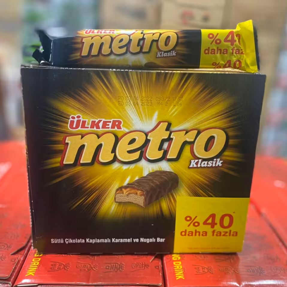 شکلات مترو بسته 18تایی اورجینال تضمین اصالت کالا