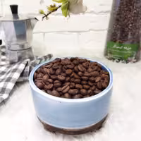 دانه قهوه چری فول کافئین 100 گرمی 