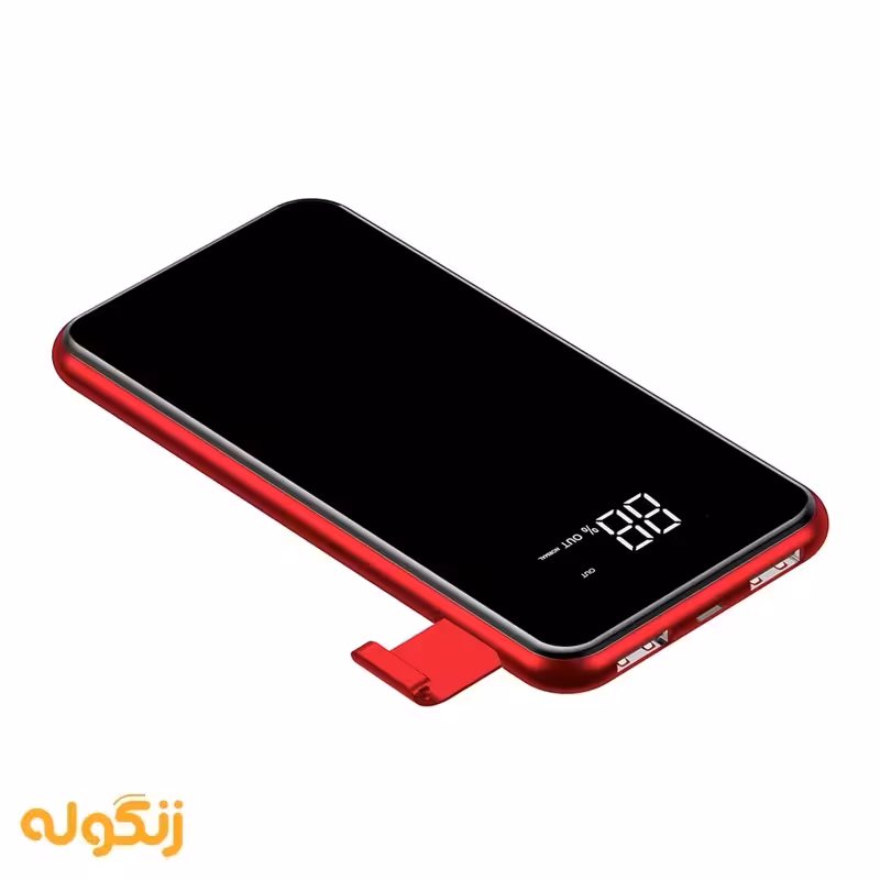 شارژر همراه بی سیم باسئوس مدل ppall-ex09 ظرفیت 8000 میلی آمپر ساعت