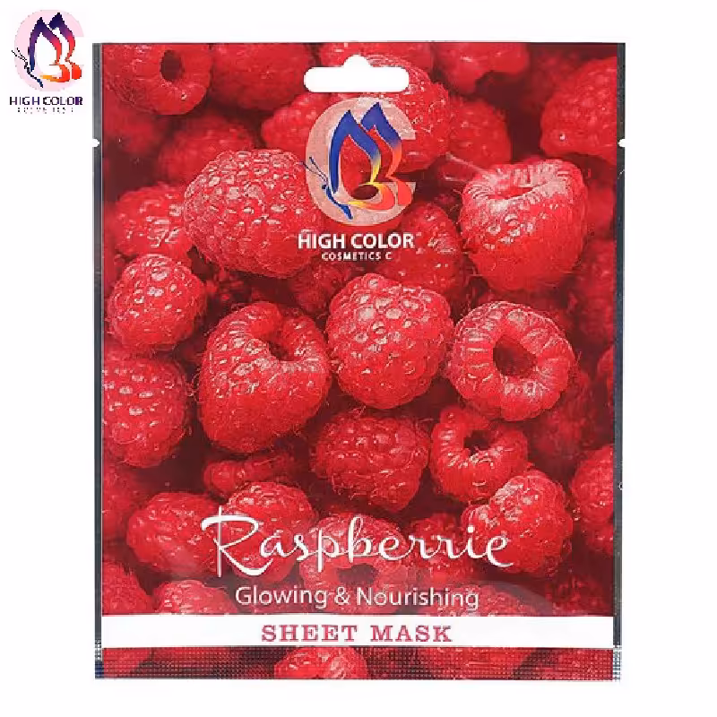 ماسک نقابی صورت تمشک high color ( مناسب پوست های دارای چروک )