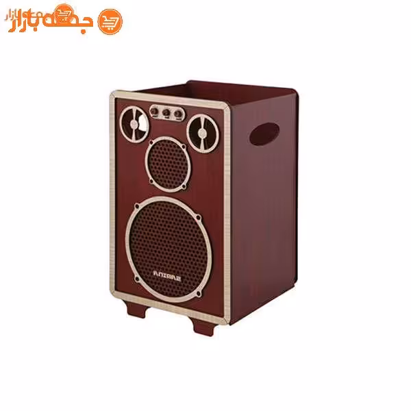 سطل زباله چوبی مدل اسپیکر