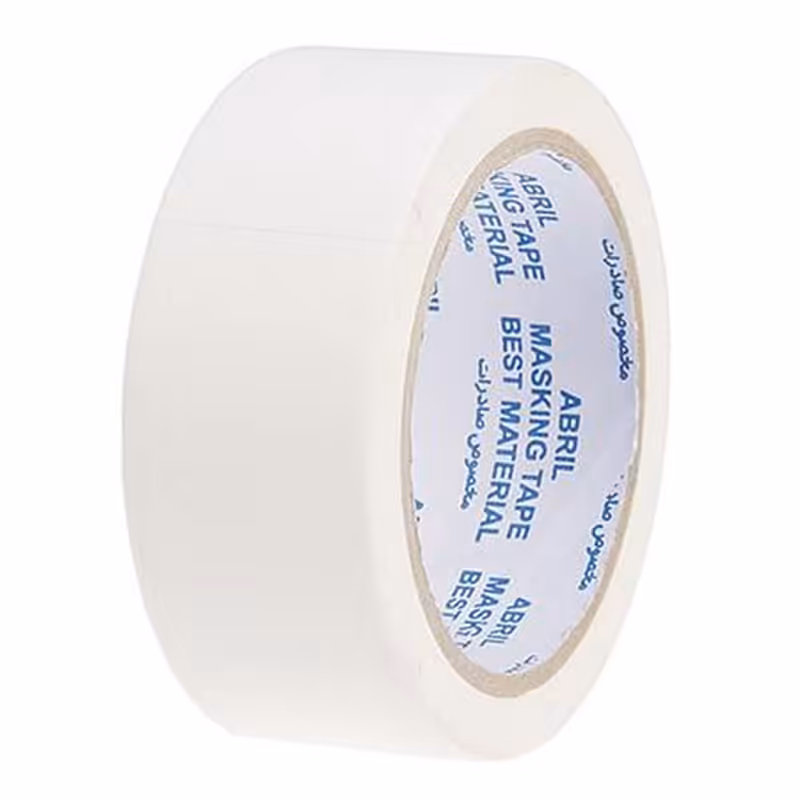 خرید چسب کاغذی پهن 4 سانت با طول 25 یارد