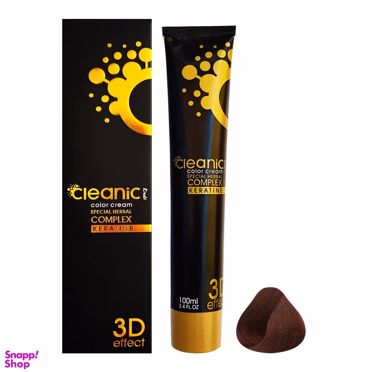 رنگ مو کلینیک کیندی (Cleanic Kindii) شماره 5.7 رنگ شکلاتی قهوه‌ای روشن حجم 100 میلی‌لیتر