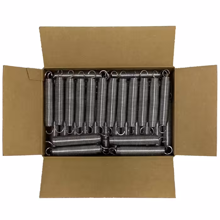 فنر ترامپولین سایز 15 سانت با روکش گالوانیز بسته 50 عددی