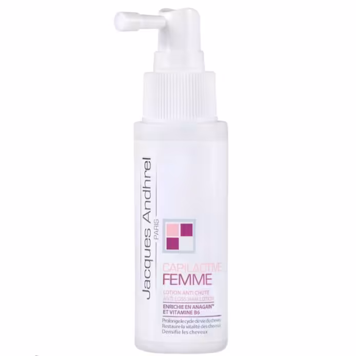 لوسیون ضد ریزش و تقویت کننده مو بانوان ژاک آندرل پاریس مدل CAPILACTIVE FEMME حجم 60 میلی گرم
