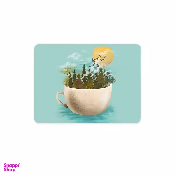 ماوس پد ترمه طراحان ایده مدل یک فنجان آرامش کد cfp1136