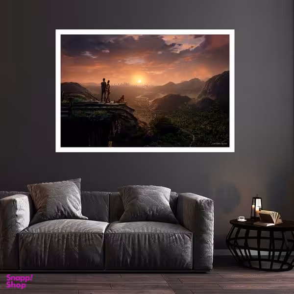 تابلو بکلیت طرح بازی Uncharted Legacy of Thieves Collection مدل قاب شاسی W-s8900