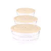 سرویس ظروف شیشه ای وکیومی تاریخ دار لیمون