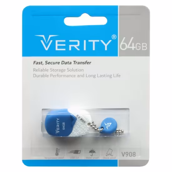 فلش مموری وریتی مدل V908 USB3.0 ظرفیت 64 گیگابایت