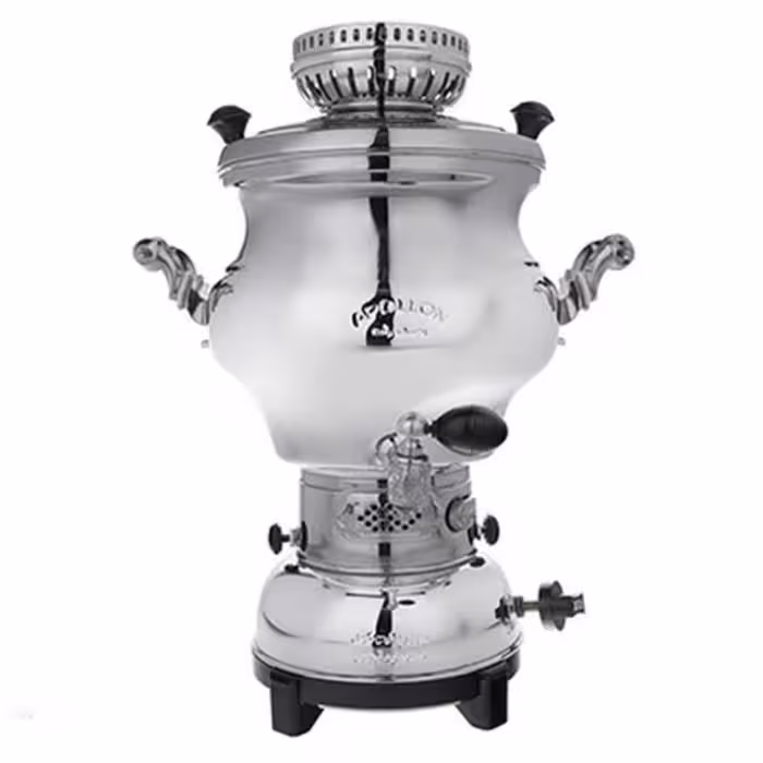 سماور گازی ترموکوپل دار آپولون اصل بدنه0/8