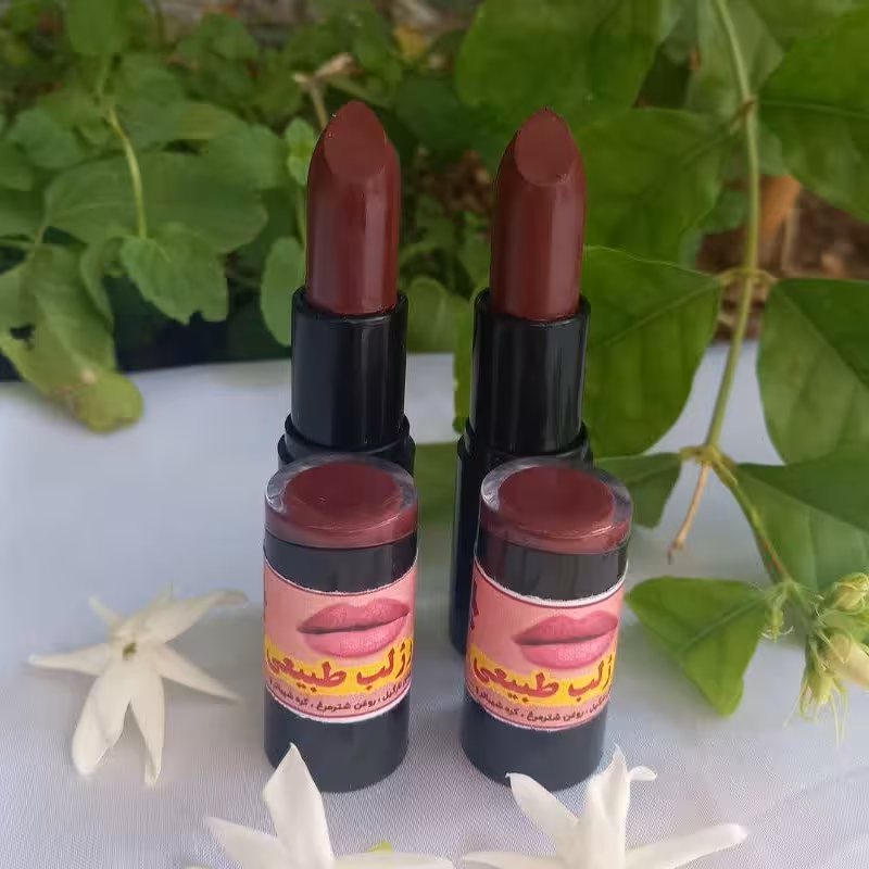 رژ لب طبیعی (کد 12) جگری قهوه ای