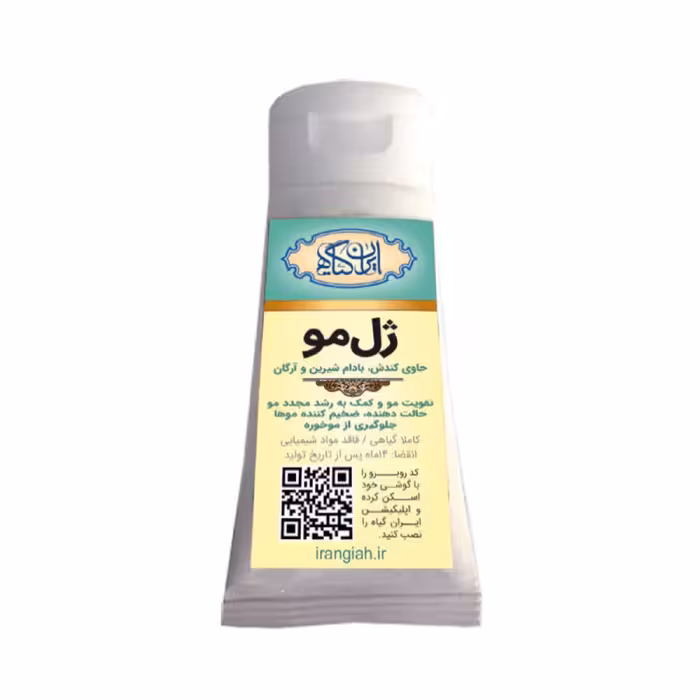 ژل مو طبیعی حاوی کندش روغن بادام شیرین و آرگان