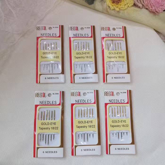سوزن تاپستری با چشمی بزرگ  مخصوص گلدوزی با دست 