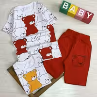 ست اسپرت خرس مهربان جنس نخ پنبه کیفیت عالی