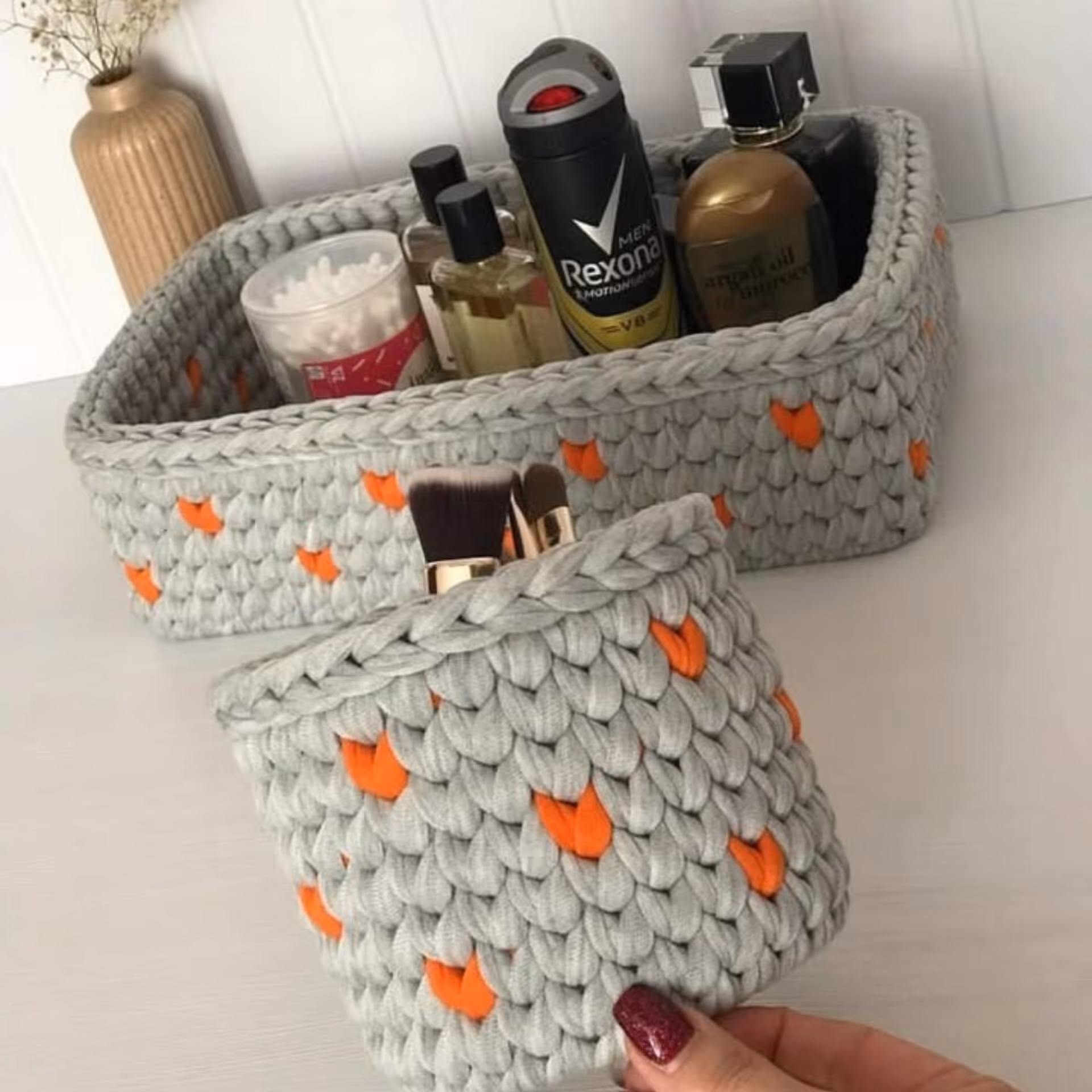 ست دو تیکه قلبی تریکو