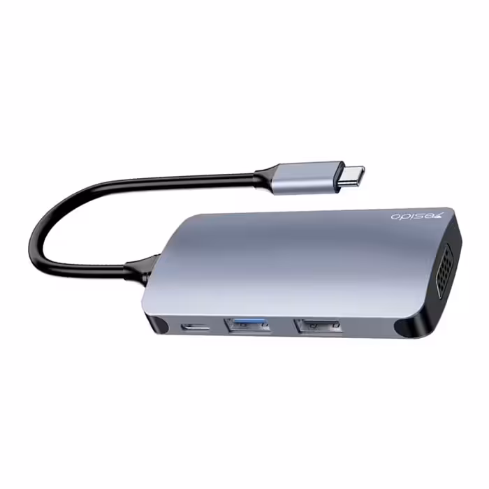قیمت و خرید هاب USB-C هفت پورت یسیدو مدل HB16 | یاس ارتباط