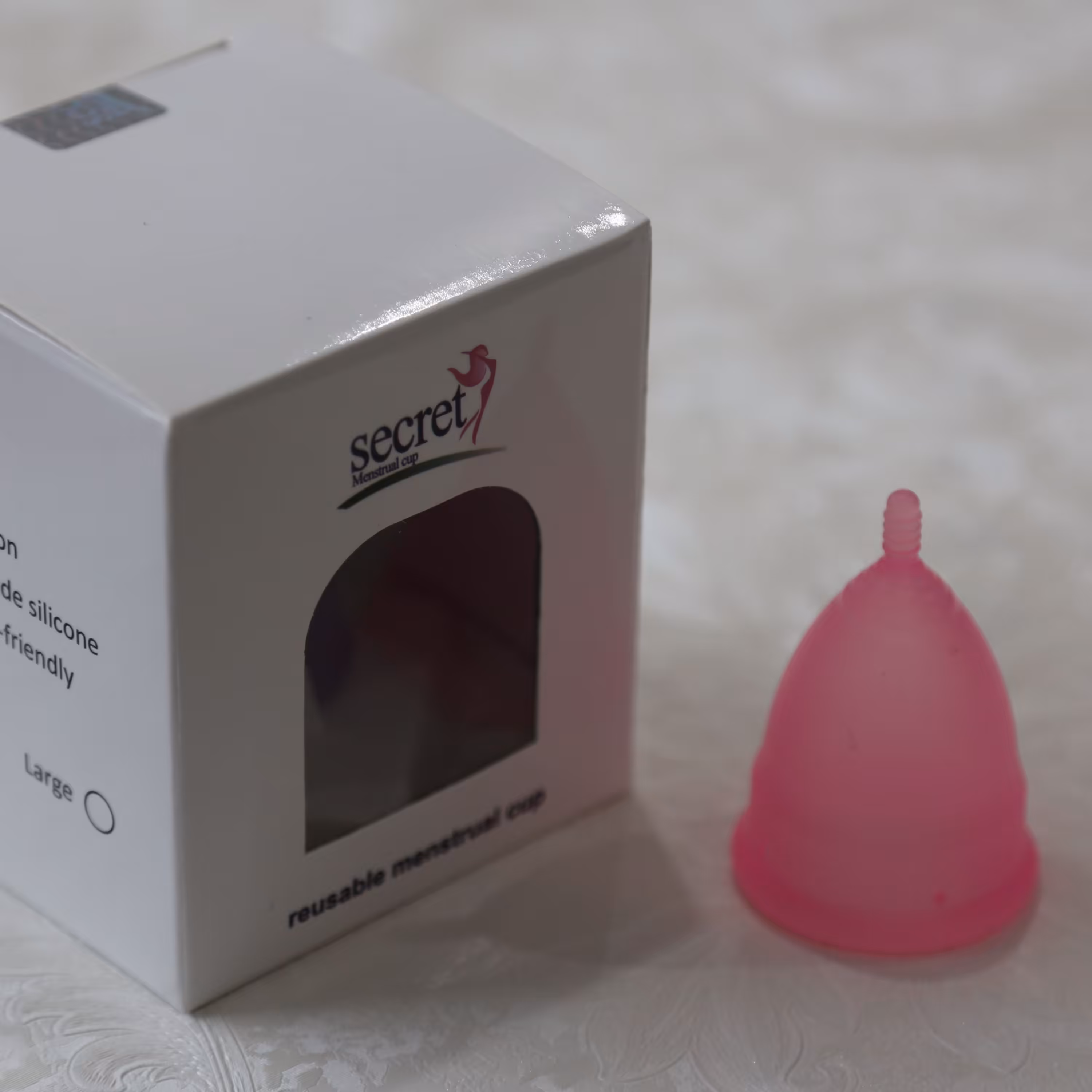 کاپ قاعدگی سکرت سایز لارج رنگ صورتی