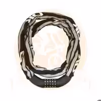 قفل رمزی ضد برش دوچرخه مدل زنجیری سایز 6.1500 برند OK (اوکی) کد 1051 (راشا بایک)