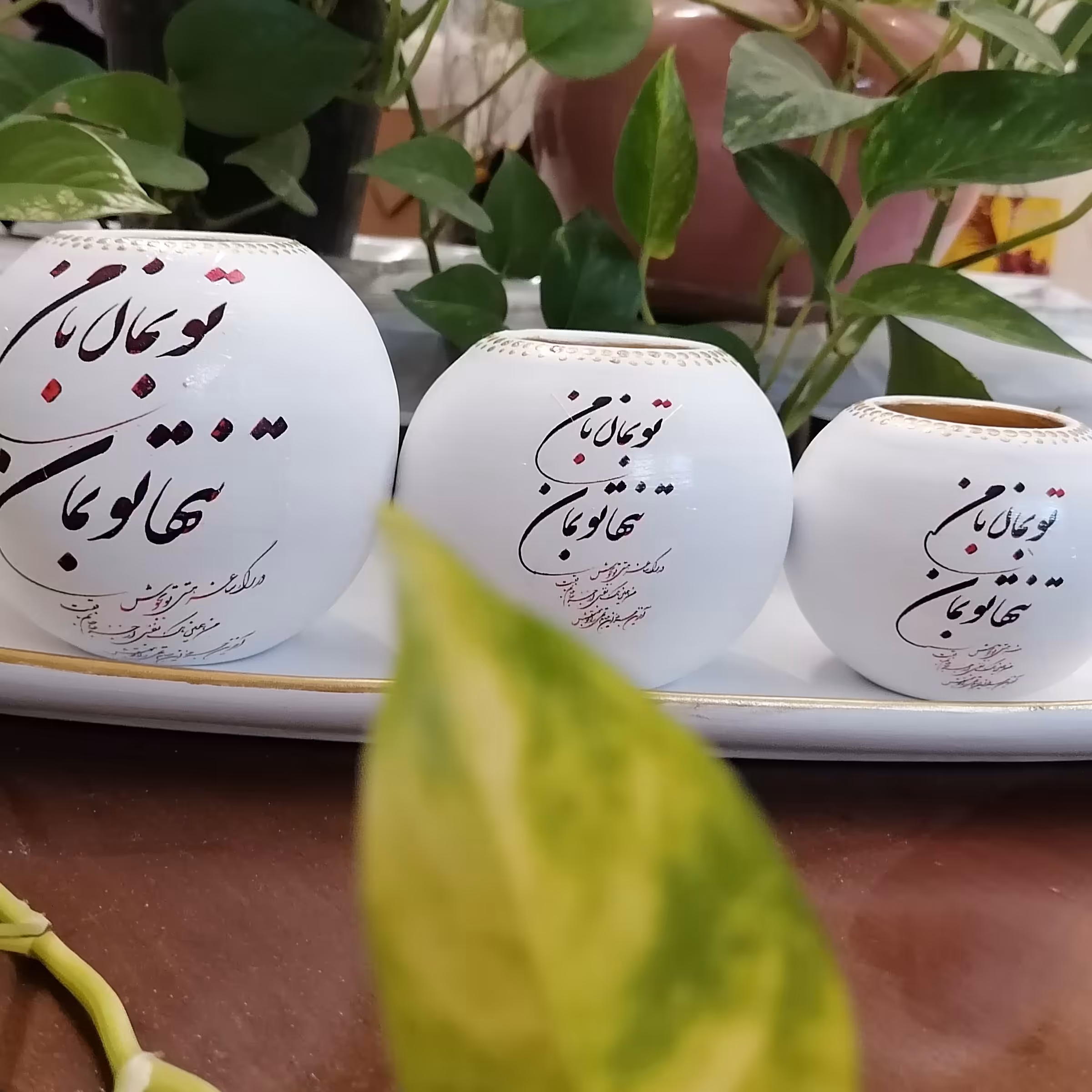 شمعدان سفالی