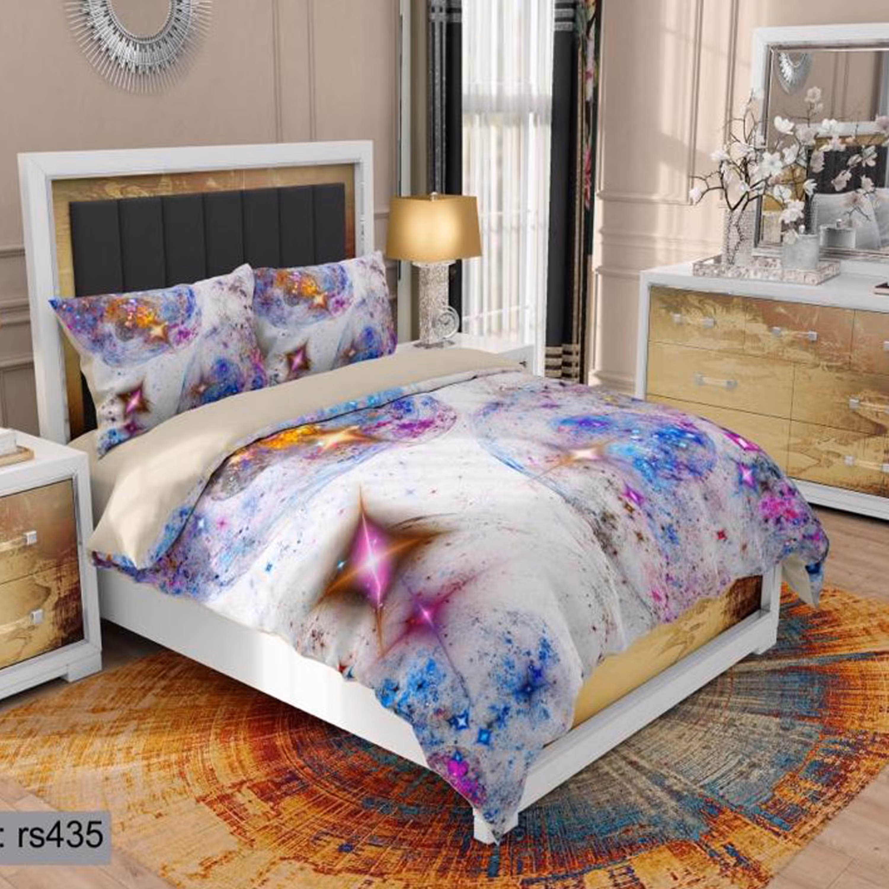 سرویس روتختی 1 نفره تنسل چاپی برندترک لند (Turk Land)  کد rs 435
