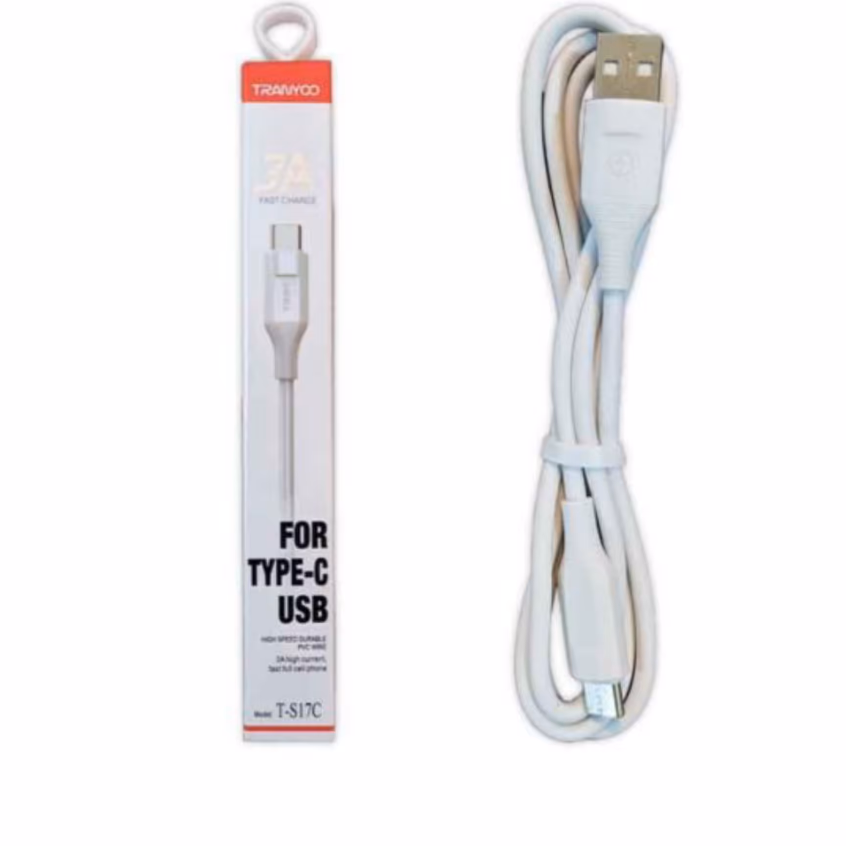 کابل شارژ Type-C ترانیو مدل T-S17C طول 1 متر