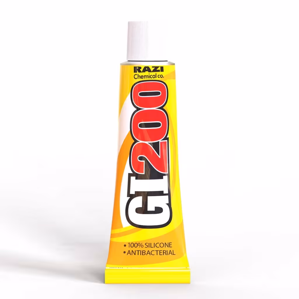 چسب سیلیکون تیوپی شفاف GI200 Razi