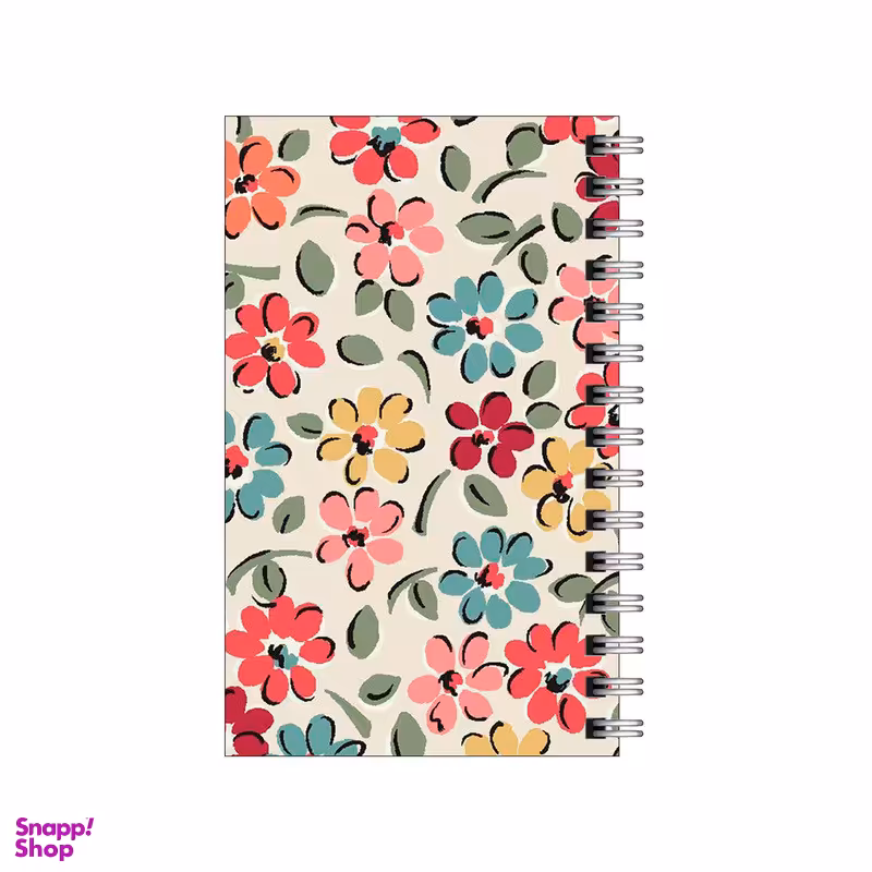دفترچه یادداشت مدل to do list طرح بک گراند گل گلی کد 2442674