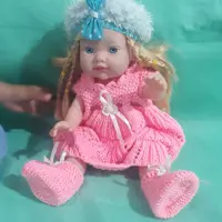 لباس عروسک بافتنی