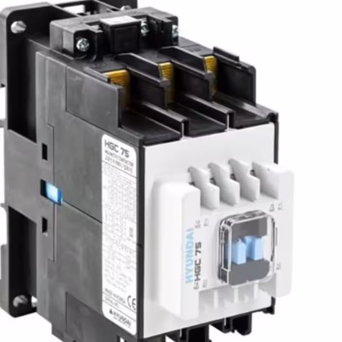 کنتاکتور هیوندای 75 آمپر  (کنتاکتور 75آمپر هیوندای)37KW مدل HGC با یکسال گارانتی 