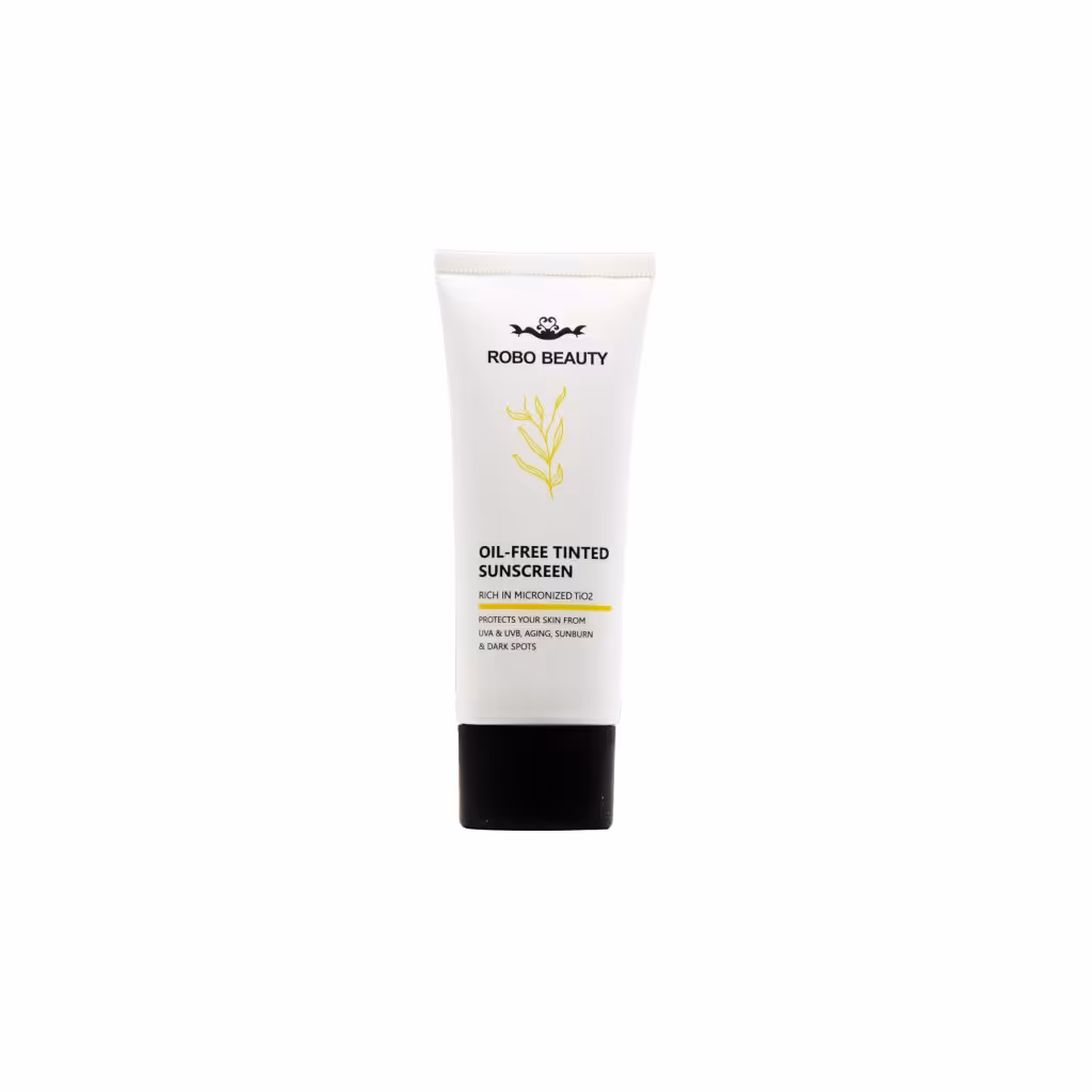 کرم ضدآفتاب فاقد چربی رنگی ربو بیوتی (SPF 50)