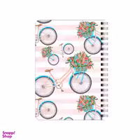 دفترچه یادداشت بامبیلیپ مدل گل و دوچرخه کد 8150788