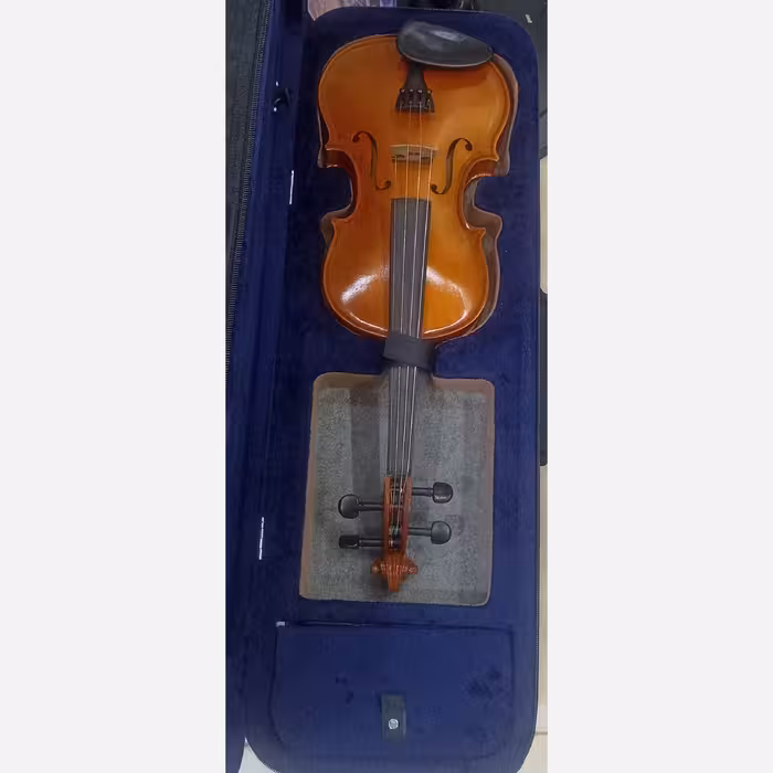 ویولن ایرانی با کیفیت (به همراه جعبه (کیف)،ارشه طبیعی و کالیفون و سایر متعلقات ایرانی)