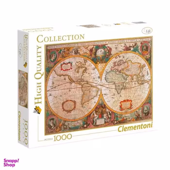 پازل 1000 تکه کلمنتونی مدل Old Map