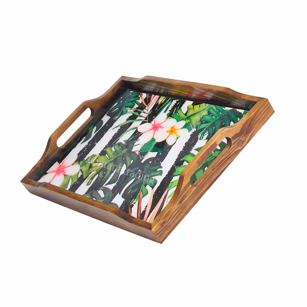 سینی مربع برگ انجیر لومانو